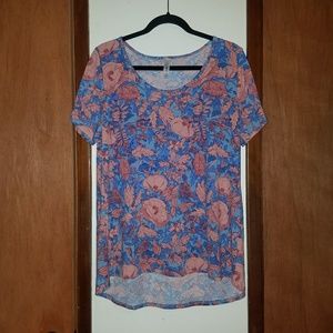 Large floral classic T